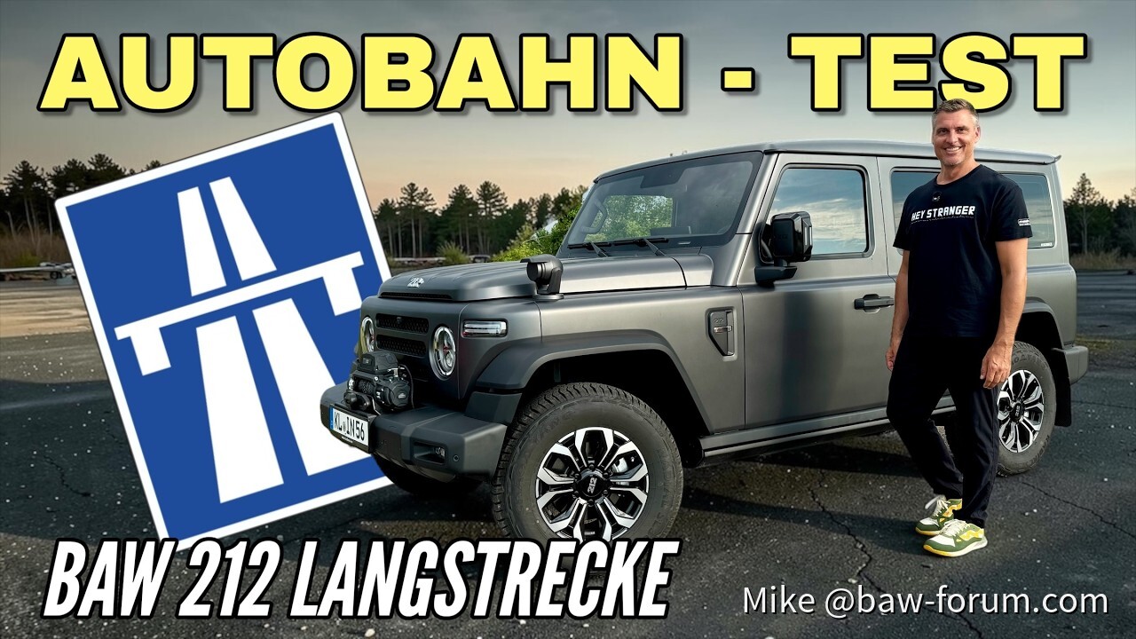 BAW 212 Autobahn - Test: Was kann er auf der Langstrecke? Top Speed | Verbrauch | Apple CarPlay